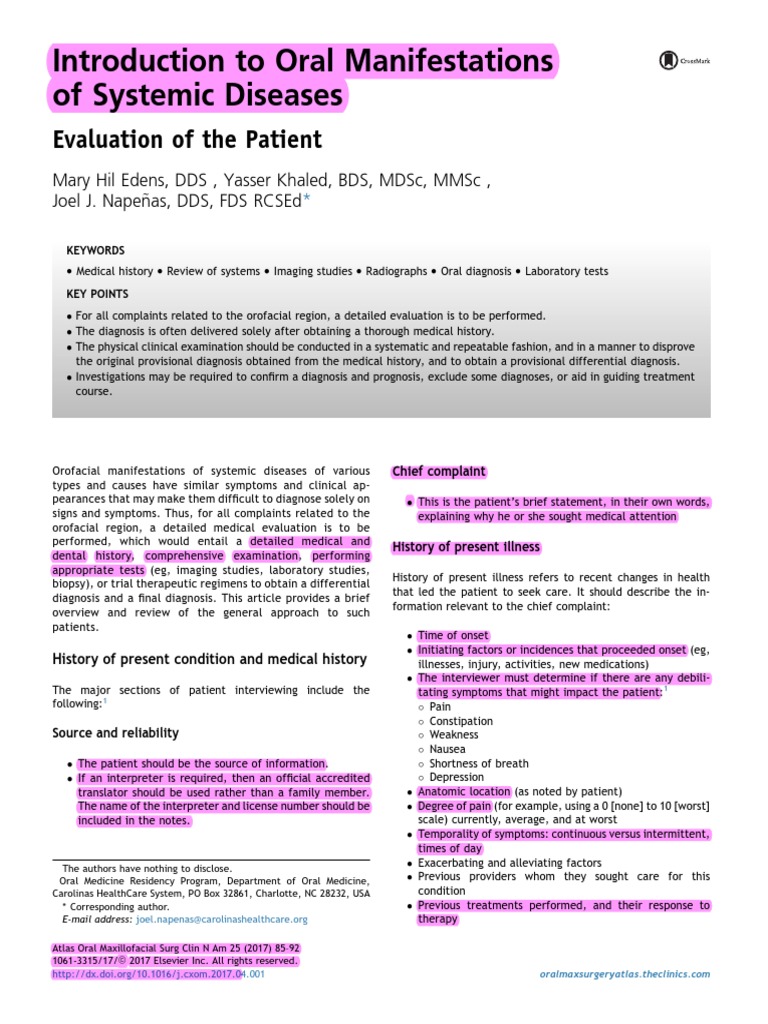Content image for Decoding the Complexities of Oral Manifestations of Systemic Diseases